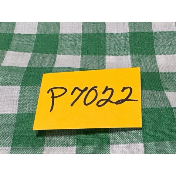 Green & White Gingham Fabric 1/2 yard x 36" Cotton For Sewing & Crafts - Picture 5 of 5